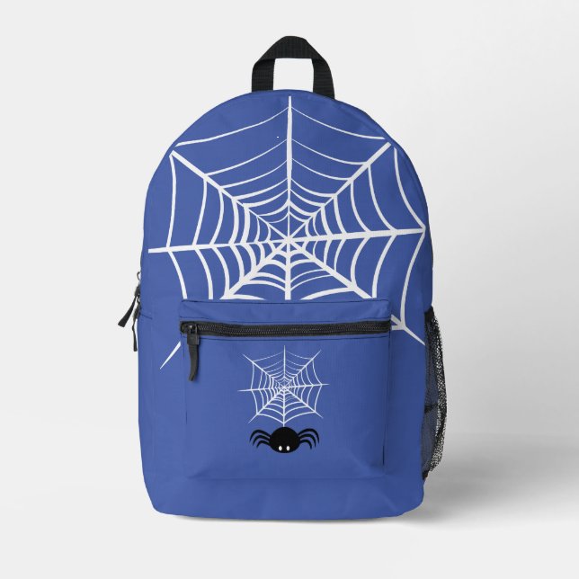 Halloween Spider Web Bedruckter Rucksack (Vorderseite)
