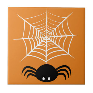 Halloween Spider Web Fliese