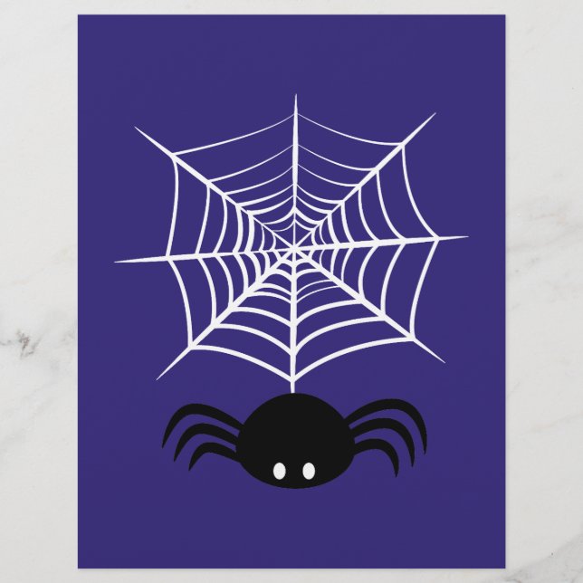 Halloween Spider Web Flyer (Vorne)