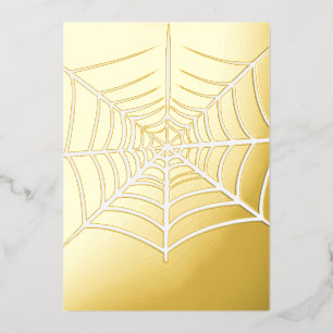 Halloween Spider Web Folieneinladung