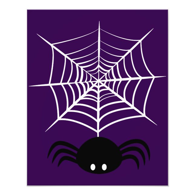Halloween Spider Web Fotodruck (Vorne)