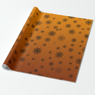 Halloween Spider Web Geschenkpapier