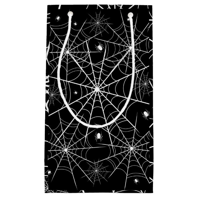 Halloween Spider Web Kleine Geschenktüte (Vorderseite)