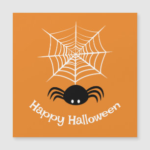 Halloween Spider Web Magnetkarte