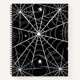 Halloween Spider Web Notizbuch