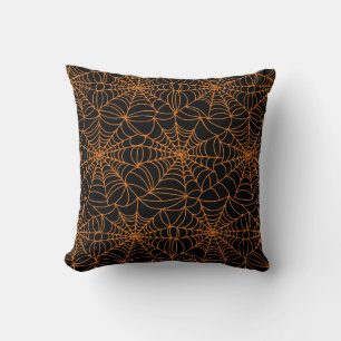 Halloween Spider Web Pillow Kissen