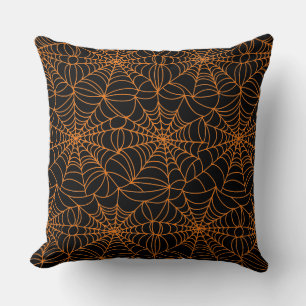 Halloween Spider Web Pillow Kissen