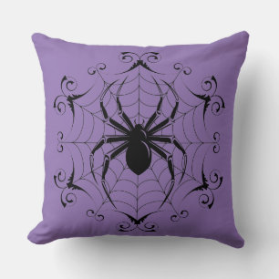 Halloween Spider Web Pillow Kissen