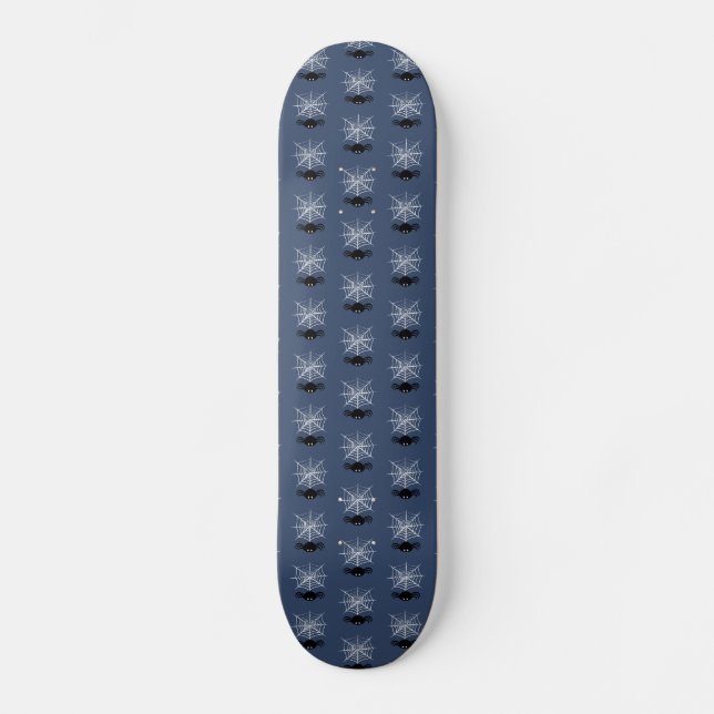 Halloween Spider Web Skateboard (Vorderseite)