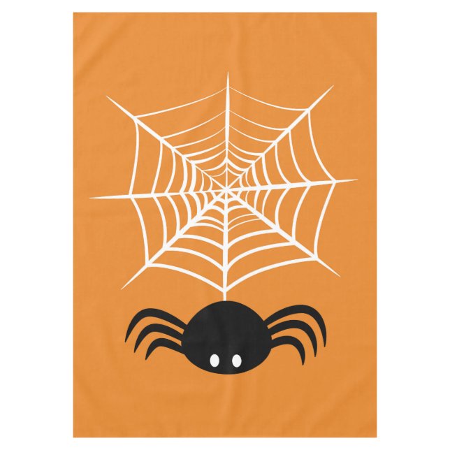 Halloween Spider Web Tischdecke (Vorderseite)