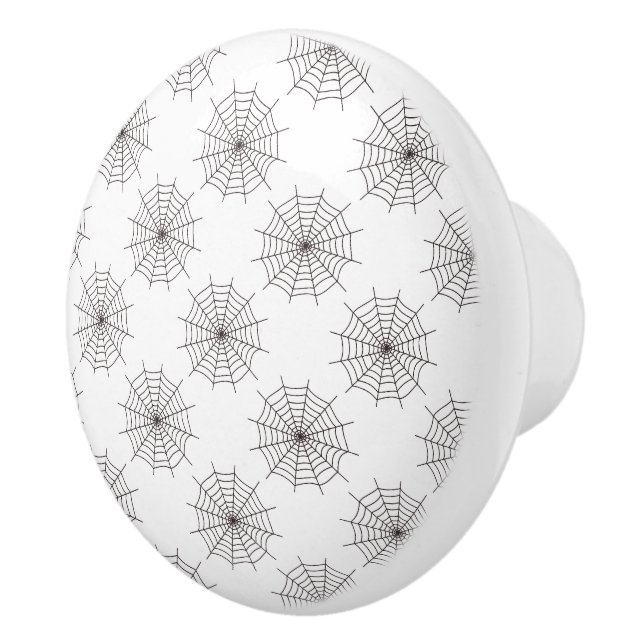 Halloween, Spider Web, Trick oder Treat, Boo Keramikknauf (Rechts)