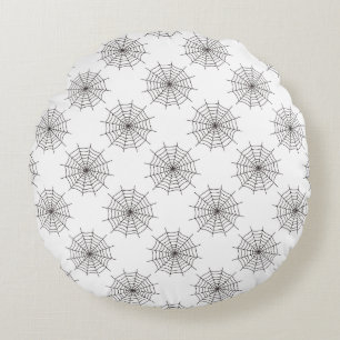 Halloween, Spider Web, Trick oder Treat, Boo Rundes Kissen