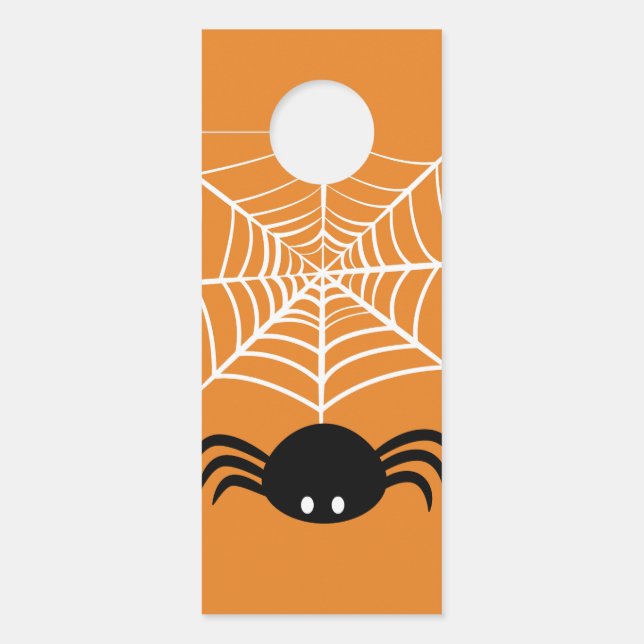Halloween Spider Web Türanhänger (Vorderseite)