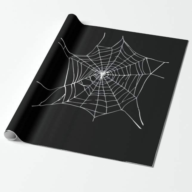 Halloween Spider Webkostüm Witziges Halloween-Part Geschenkpapier (Ungerollt)