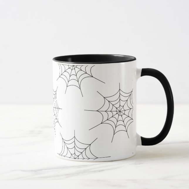 Halloween Spider Webmuster-Tasse Tasse (Rechts)