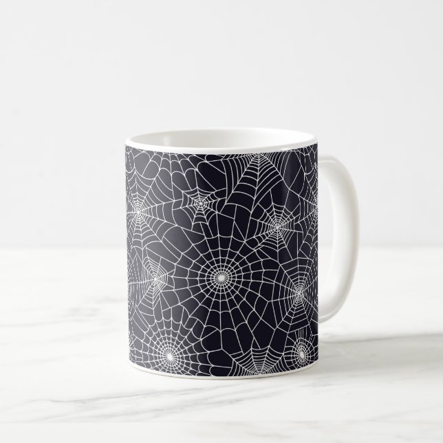 Halloween Spider Webs Coffee Tasse (VorderseiteRechts)