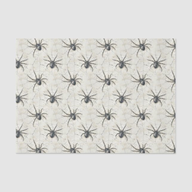 Halloween Spiders Decoupage Seidenpapier (Vorderseite)