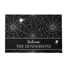 Halloween Spiders Web Cobnets Willkommen