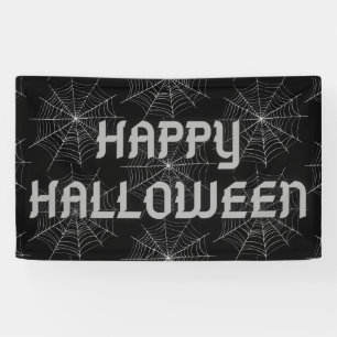 Halloween Spiderweb Banner