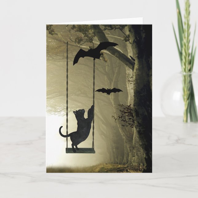 Halloween-Spiel Karte (Vorderseite)