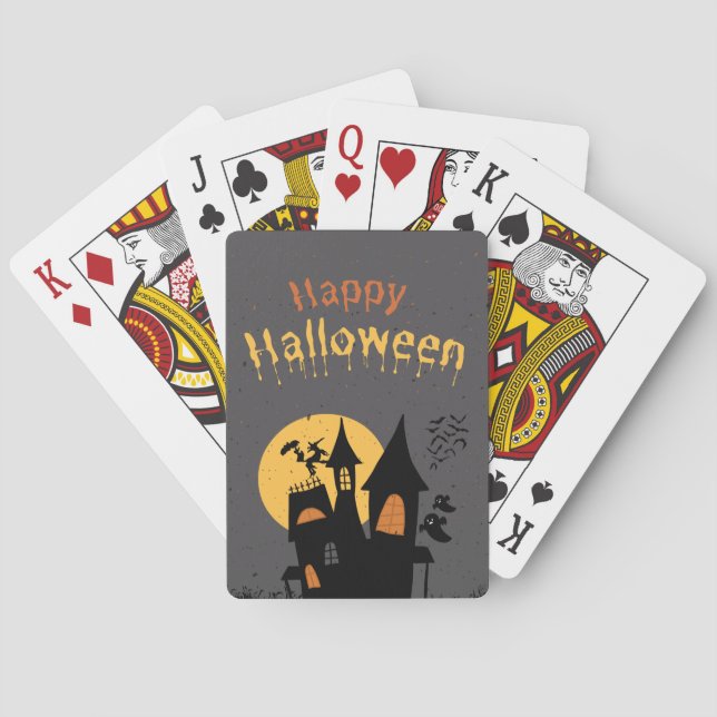 Halloween-Spielkarte Spielkarten (Rückseite)