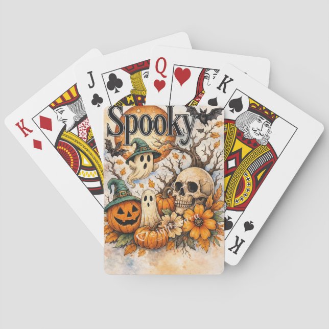 Halloween Spielkarten (Rückseite)