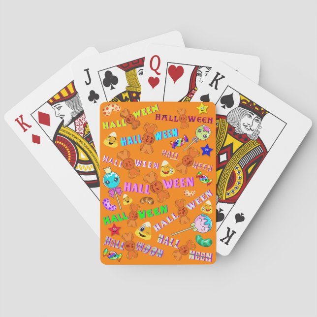 Halloween Spielkarten (Rückseite)