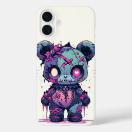 Halloween-Spielzeug-Teddybär iPhone 16 Plus Hülle