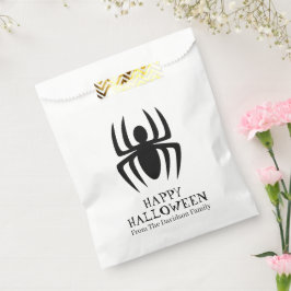 Halloween Spinne Schwarz-weiße, spuke Leckerei Geschenktütchen