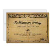 Halloween-Spinne | Vintage-Gotik-Party