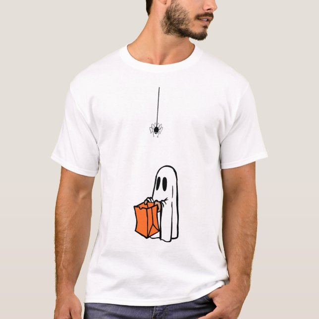 Halloween Spinnenjagd T - Shirt (Vorderseite)