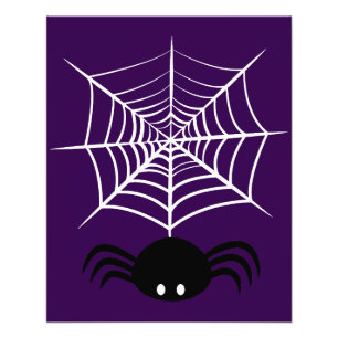 Halloween Spinnennetz Fotodruck