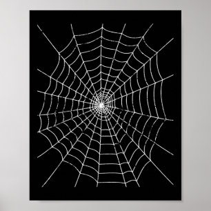 Halloween-Spinnennetz-Kostüm-T-Shirt Poster