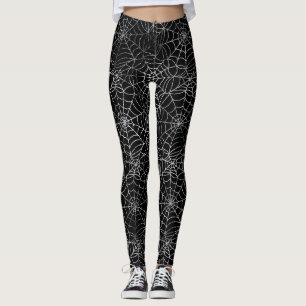 Halloween Spinnennetz Leggings