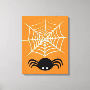 Halloween-Spinnennetz  Leinwanddruck