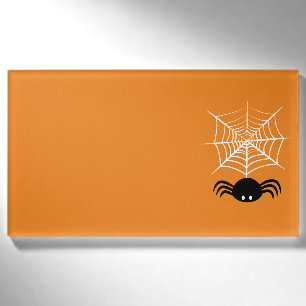 Halloween Spinnennetz Namenschild
