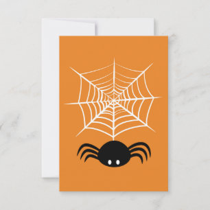 Halloween Spinnennetz Save The Date