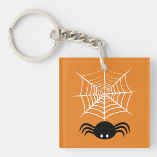 Halloween Spinnennetz Schlüsselanhänger