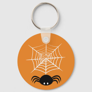 Halloween Spinnennetz Schlüsselanhänger