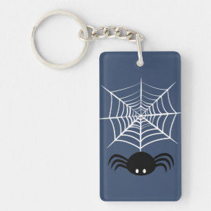 Halloween Spinnennetz Schlüsselanhänger