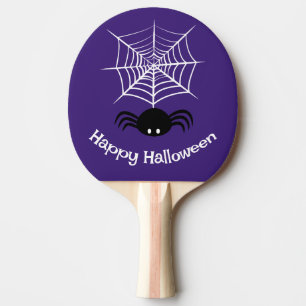 Halloween Spinnennetz  Tischtennis Schläger