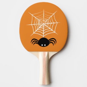 Halloween Spinnennetz  Tischtennis Schläger