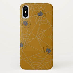 Halloween Spinnennetze und Kürbis Case-Mate iPhone Hülle