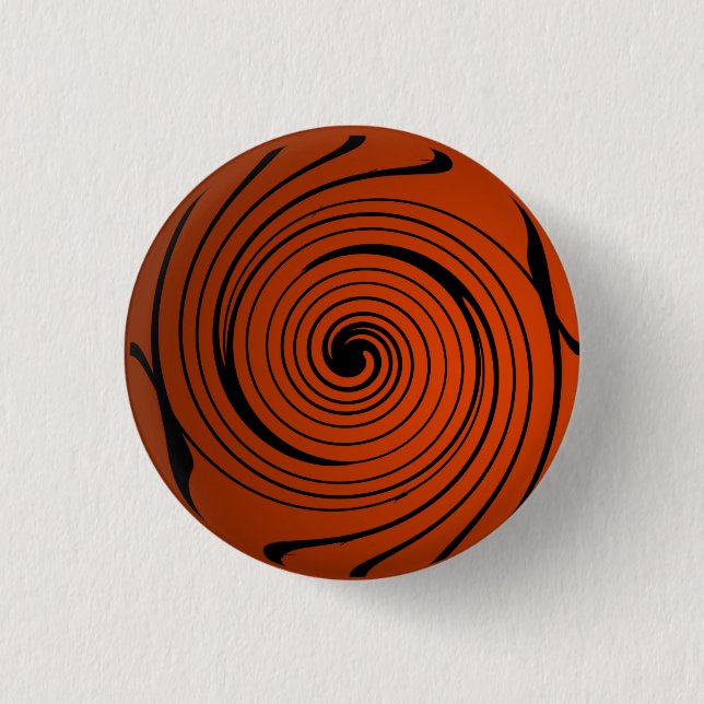Halloween Spiral Button (Vorderseite)