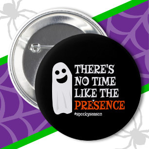 Halloween Spirit Happy Ghost Funny Halloween Button