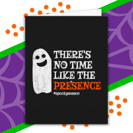 Halloween Spirit Happy Ghost Funny Halloween Karte