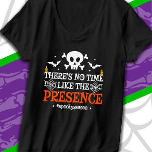 Halloween Spirit Skull Crossbones Funny Halloween T-Shirt