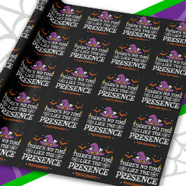 Halloween Spirit Spooky Hexenhut Funny Halloween Geschenkpapier