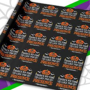 Halloween Spirit Spooky Pumpkin Funny Halloween Geschenkpapier
