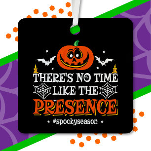 Halloween Spirit Spooky Pumpkin Funny Halloween Ornament Aus Metall